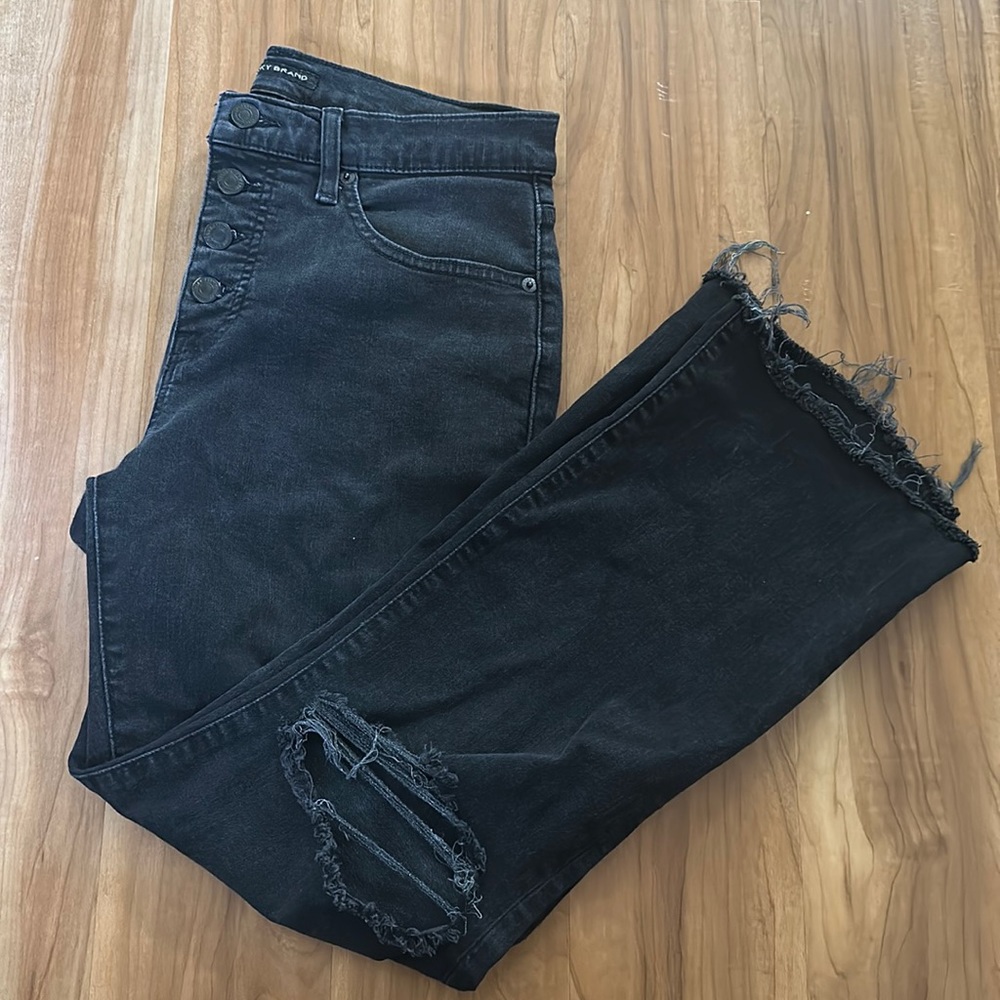 Lucky Brand Ava Mid-Rise Crop Mini Boot Jean - size 10/30